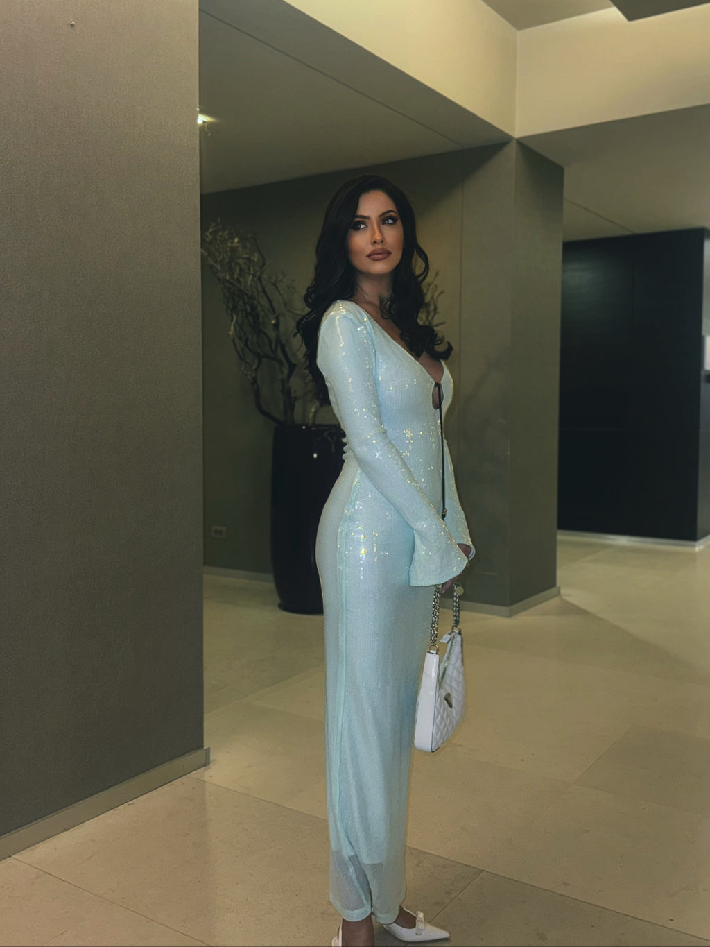 Amber turquoise dress