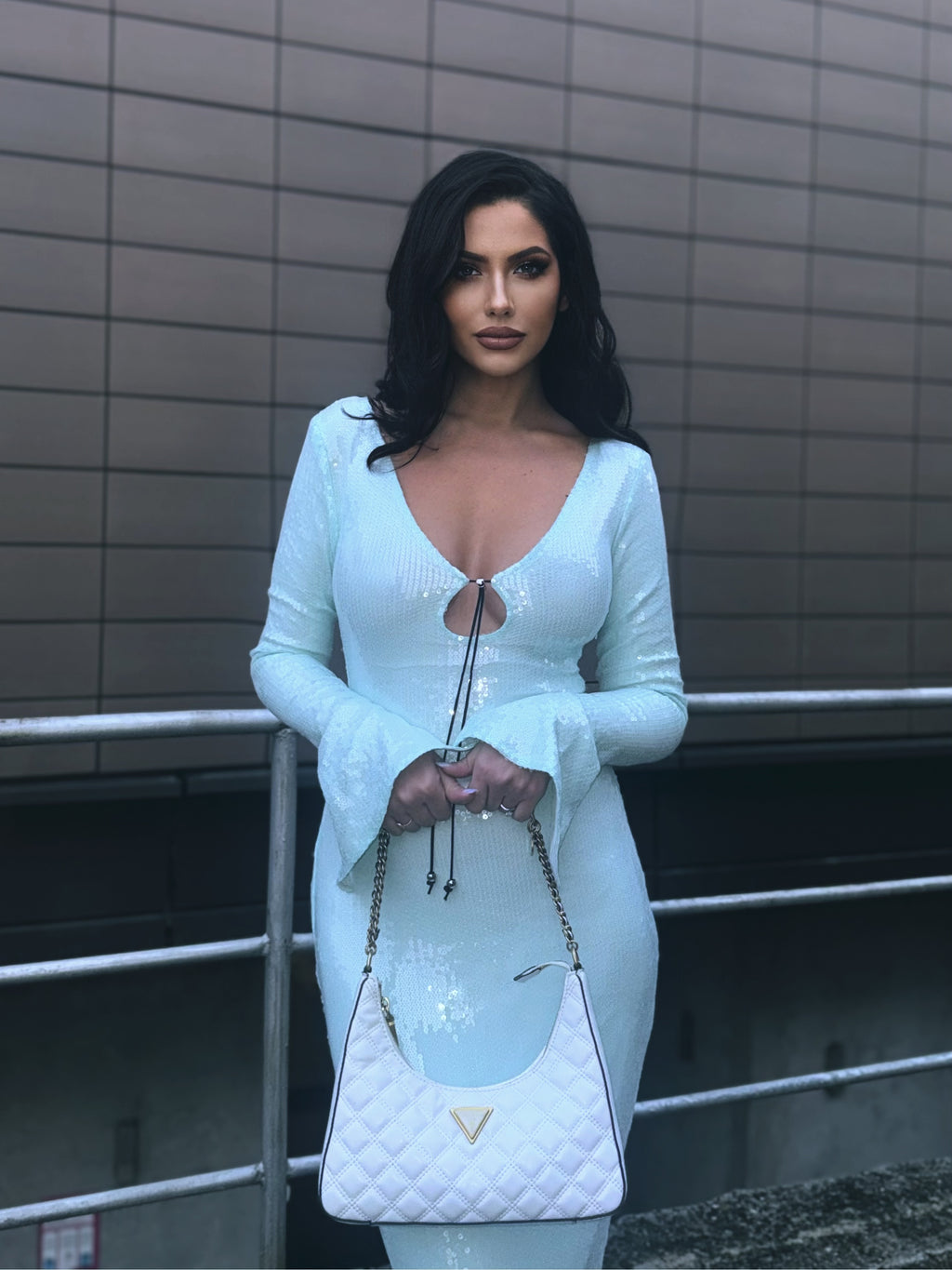 Amber turquoise dress